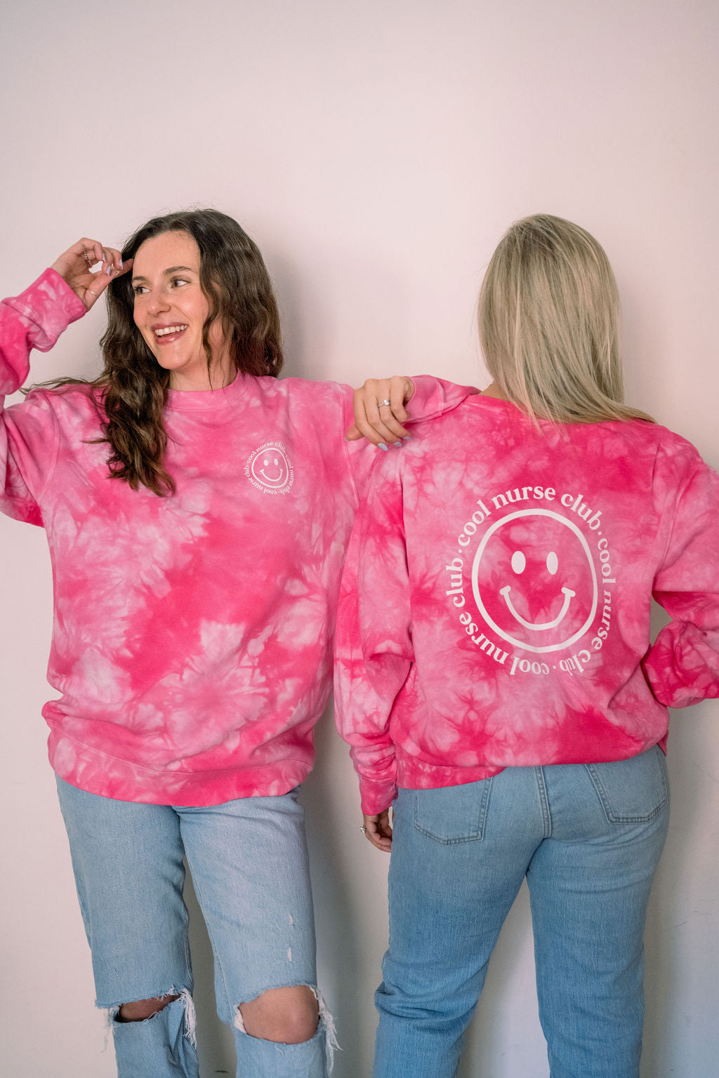 Cool Nurse Club Tie Dye Crew