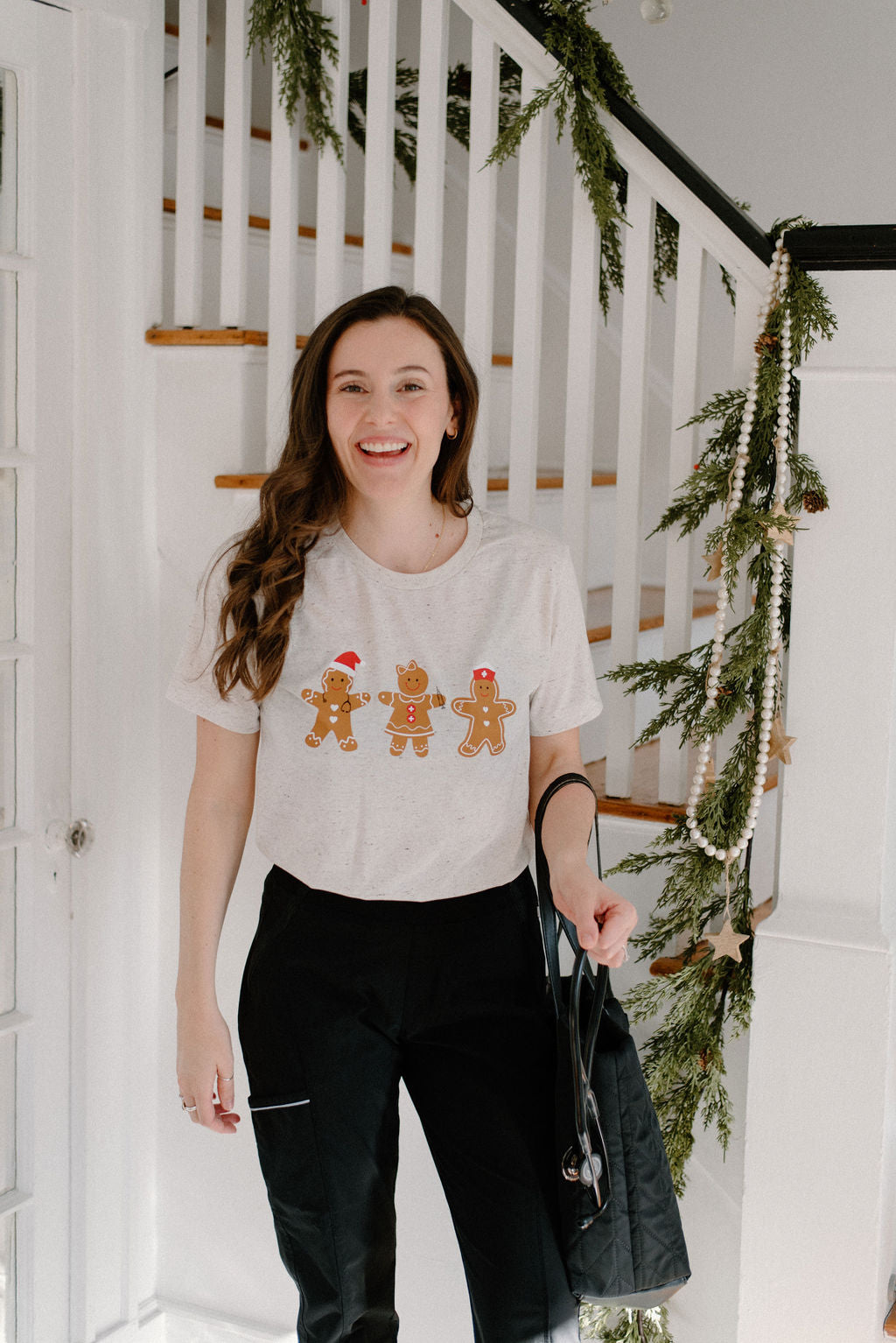 Gingerbread Speckled Tee