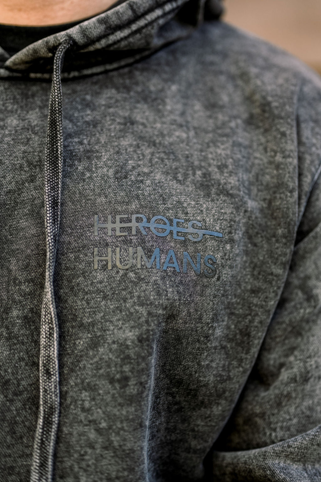 More Than Heroes Mineral Wash Hoodie